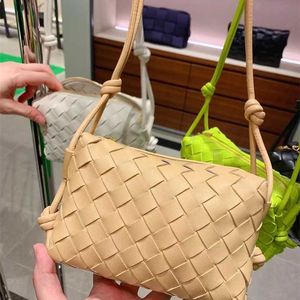 Women Handbag Tote Bvs Cassette Loops Knot Bags Y with Family Small Square Mini Loop Woven Box Single Shoulder Diagonal Straddle Bag 2yal