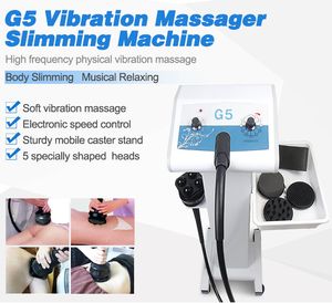 Vibrerande G5 -massagemaskin bantning muskel massager cellulit borttagning hem används fett minska smala midja hög frekvens vibration slappna av med vagnstativ