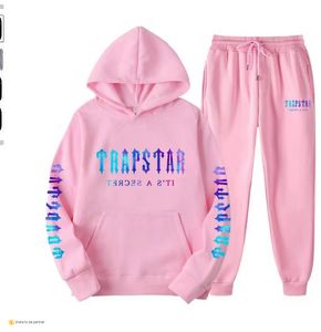 Мужские спортивные костюмы Mens Mens Nake Tech Trapstar Track Suits Hoodie Europe Американский баскетбольный футбольный регби двойной с женской длинной Trapstar Flee 8m1u