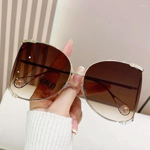 Sonnenbrille Fashion Square Frauen Luxus Designer Sonnenbrille Klassische Retro Brillen Klare Linse UV400