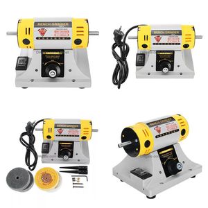 Andere Elektrowerkzeuge 220 V einstellbare Geschwindigkeit Mini-Poliermaschine für Zahnschmuck Motor Drehmaschine Tischschleifer Kit7920498 Hausgartenwerkzeuge Dh76B