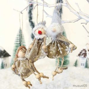 Weihnachten Spielzeug liefert Stile Frohe Weihnachten Mini Puppe Santa Schneemann Engel Puppe Ornamente Für Weihnachtsbaum Dekoration DIY Kinder Geschenk R231012