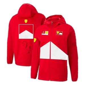 Giubbotti da uomo 2023 Nuova Scuderia Formula One Team Vintage Jacket Outdoor Ciclismo Moto Sport Racing Top Classico Rosso 231011