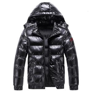 Męskie Parkas M4xl zima moda ciepłe bawełniane kurtki płaszcz Bubble Streetwear Motorcycle Motorcycle Jacket Casual Tops 231011