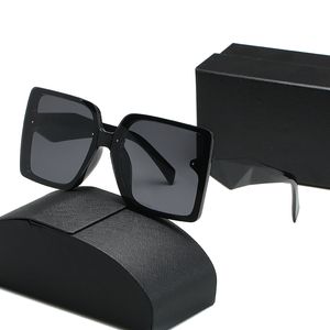 نظارة شمسية مربعة بيغ مربعة نساء رجل Goggle Beach Sun Glasses Frame Frame Black Sun Shades Eyeglasses EyeWear اختياري مع حزمة