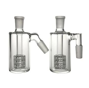 Acessórios para fumar coletor de cinzas de vidro com 14mm 18mm 4,5 polegadas Mini Hookah Glass Bong Water Catchers Grosso Pyrex Clear Bubbler Ashcatcher