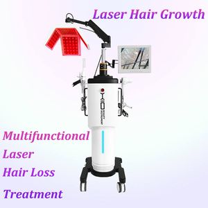 Laser vertical da terapia da máquina do tratamento do crescimento do cabelo infravermelho para acelerar o crescimento do cabelo que engrossa o equipamento da beleza do comprimento de onda do cabelo 670nm