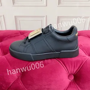 2023 Top Designer Men's and Women's Platform Sports Shoes Black White Leather Fashion Women's Sports Shoes Retro Casual Shoes fd2201001