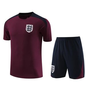 23/24 Kids England Tracksuit Soccer Jersey Training Suit Kane Sterling Rashford Sancho Grealish 2023 24 남자 아이들 전국 영국 축구 세트 유니폼