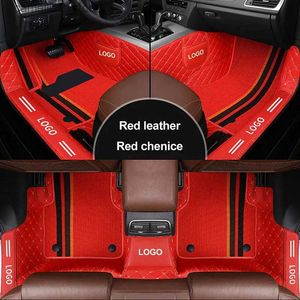 Floor Mats Carpets Customization Double-Deck Car Floor Mat For Dodge Grand Durango Nitro RAM 1500 Stealth Magnum Charger Avenger Auto Accessories Q231012