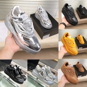 Sneakers Designer Casual Odissea Mens Najwyższa jakość Grube Greckie podeszwy łańcuch tenisówek buty gumowane la