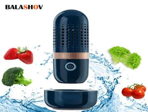 Juicers portátil frutas e vegetais limpador usb máquina de lavar cozinha purificador de alimentos cápsulas forma limpeza 2210141357674