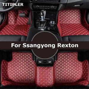 Коврики TITIPLER Custom Автомобильные коврики для Ssangyong Rexton I II Foot Coche Аксессуары Ковры Q231012