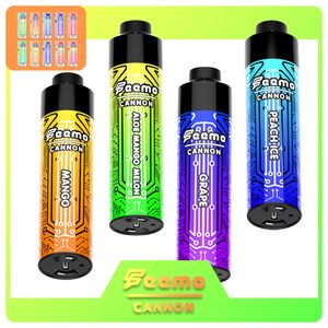 10000puffs 대형 구름 0.5ohm 증기 스타터 키트 핫 판매 Feemo Cannon 일회용 vape 메쉬 코일 기화기 18ml 용량 EU 창고 빠른 배송