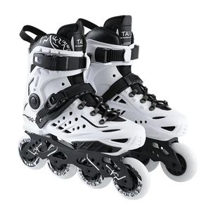 Inline Roller Skates Sepatu Roda Pria Dewasa Sneaker Balap 4 Seluncur Cepat Luar Ruangan Untuk Ukuran 35 231012