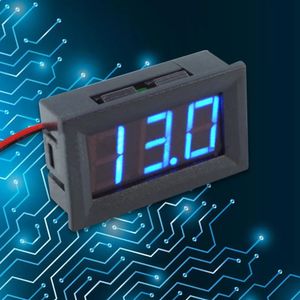 Großhandel DC4,5-30V 0,56 Zoll Digitalvoltmeter Zweidrahtige dreistellige Zahl LED-Anzeige Spannungsmesser für Motorräder Autos