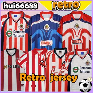 1997 ChiVas ReGal Retro soccer jerseys 1997 98 99 2006 08 A.VEGA I.BRIZUELA R.CISNEROS F.BELTRAN Long sleeve men Football Shirts Uniforms