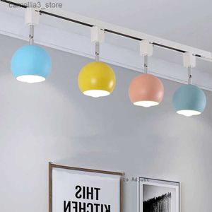 Taklampor nordiska LED -spår ljus nedljus justerbara spårskenor lampor spotlight moden led takljus för kök butik restaurangdekor q231012