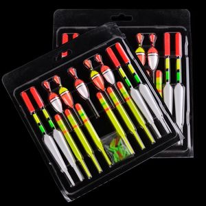 Fishing Accessories 15pcs fishing buoy set size bulk bait slide tube indicator flying atmosphere 231011