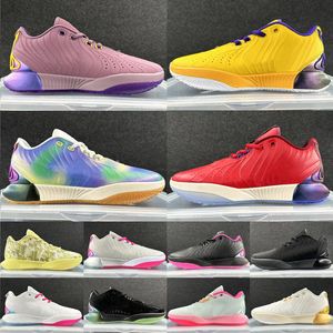 2024 LeBrons 21 Violet Dust Theater Multicolor Witness 8 VIII EP Men Basketball shoes sales high quality 8s 21s Orange Green red black white Sports sneakers