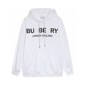 BBR Mens Hoodies Designer Men Hoodie Autumn and Winter London Casual Letter Printed Long Sleeved Fashionable Pure Cotton Men's Clothing