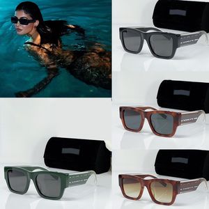 Designer sunglasses for men and women Fashion rectangular coated sunglasses UV400 Classic wooden glasses High quality with box DG6186