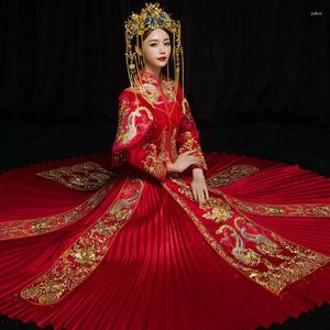 Ethnic Clothing Tang Suit Spring And Summer Wedding Dress Chinese Show Wo BrideBridal Hanfu