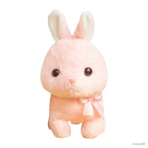Świąteczne zabawki dostarcza miękkie kreskówka Big ucha Pluszowa zabawka Śliczna króliczka nadziewana lalka zwierzę urocze zabawki spać uspokoić dziewczynę dar urodzinowy r231012