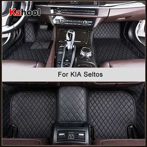 Коврики KAHOOL Custom Автомобильные коврики для KIA Seltos Автоаксессуары Коврик для ног Q231012