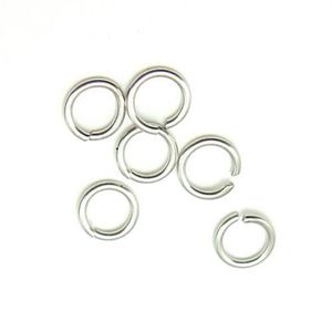 100st Lot 925 Sterling Silver Open Jump Ring Split Rings Tillbehör för DIY Craft Jewelry Gift W5008 259o