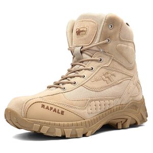 Calçado de caminhada Botas Táticas para Homens Botas Militares Homens Ao Ar Livre Bota do Exército Luz Anti-Slip Ankle Boots Trabalho Sapatos de Segurança Botas de Caminhada Homem 231011