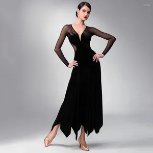 Scen Wear Custom High-End Modern Dance Costumes 2023 Elegant Ballroom Party Dress Competition Women Standard Waltz Dancing Clothes