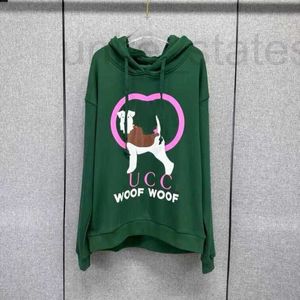 Men's Hoodies & Sweatshirts designer 2023 Designer Men Women Hoodie Oversized Knitted Sweater Drawstring Cotton Jumper Clothes Sweatshirt Dog Woof 3WUY FHDB