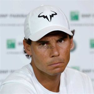 Ball Caps Rafael Nadal Beyzbol Kapağı Yeni% 100 Pamuk Tenis Oyuncu Yok Yapı Baba Şapkası Erkek Kadınlar Snapback Caps Kemik Nakış Nadal Şapkalar YQ231012