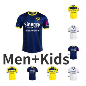 23 24 Hellas Verona Soccer Jerseys 2023 Specjalna 120. rocznica Faraoni Barak Lazovic Kalinic Caprari Ilic Simeone Home Football Shirt Men Mundury S-XXL