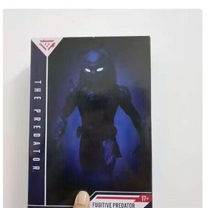 Костюмы талисмана Neca the Predator Lab Escape Fugitive Predator Фигурка со светодиодной подсветкой Маска Ultimate Фигурка Модель Игрушки Декор стола