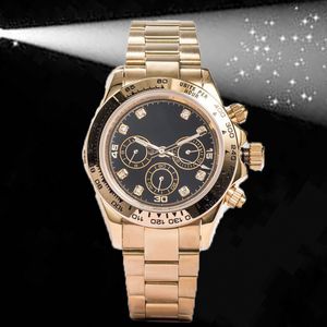 Uhren Master Design Herren Sportstil Automatik 40 mm Uhrwerk Gold Edelstahl grünes Zifferblatt Faltknopf Reloj Analog-Digital-Armbanduhr Weihnachtsgeschenk