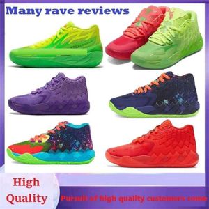 Ogshoe с коробкой MB1 Rick Morty 2 Nickelodeon Slime Runge Mb.01 Королева города Баскетбольные кроссовки Melos Mens Casual Shoes MB 1 Low Trainers Shoes для детских кроссовок