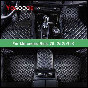 Golvmattor mattor yogooge Anpassade bilgolvmattor för Mercedes-Benz GL GLS GLK Auto Foot Coche Accessories Mattor Q231012