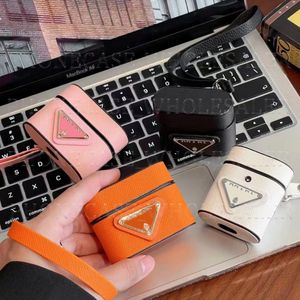 Designer AirPods Cases 1 2 3 Pro Luxury Leather Airpod Cover Brandp Fashion AirPods1 AirPods2 AirPods3 4 5 6 AirPodSpro Luxury Case With Logo Box