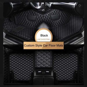 Floor Mats Carpets Custom Car Floor Mats for Kia Niro 2016-2020 Year Eco-friendly Leather Car Accessories Interior Details Q231012