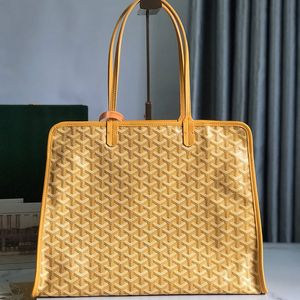 Designer de luxo resistente bolsa de ombro de alta qualidade com zíper bolsa para mulheres moda cão dente impressão grandes sacos de compras senhora viagem festa bolsa