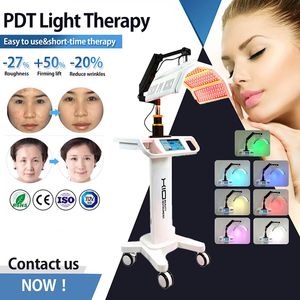 7 cores led máscara facial terapia de luz terapia fotodinâmica fóton terapia de luz led removedor de rugas tratamento acne