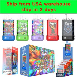 USA warehouse Preheat 510 thread battery Vape box empty cartridges vape pen 650mah Type C Charger Vaporizer Rechargeable in Blister Box