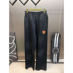 Pantaloni Balencigaly Maglione della famiglia Pantaloni da uomo Designer Versione Nuovo doppio trofeo Coppie industriali Alla moda Alla moda Casual