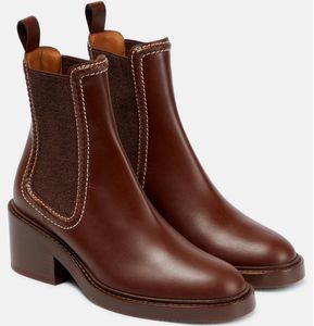 Botas femininas modernas de couro de bezerro italiano, elástico lateral, bico redondo, sola de couro e borracha, inverno, noiva, vestido elegante, vestido de noite, festa EU35-41