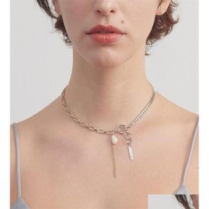 Ketten Justine Clenquet -Ketten Halsketten mit Zirkon Metall Patchwork Perle Halskette Armband244z7446340 Schmuck Halsketten Pendan Dhoque