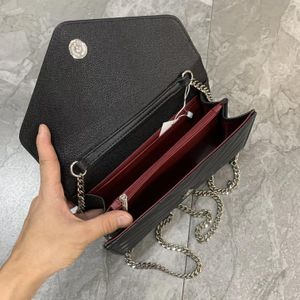 Hot Designer Handbags ENVELOPE MEDIUM CHAIN BAG EMBOSSED LEATHER shoulder Crossbody Bag Women Luxury cross body bags L6