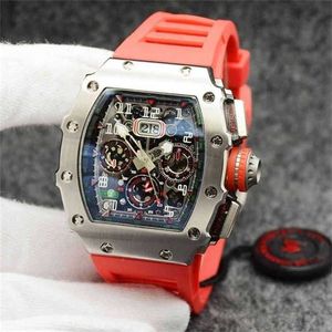 Luxury Watch Black Top Brand Automatic Mechanical Red Rubber Yellow Rose Gold Stainless Steel