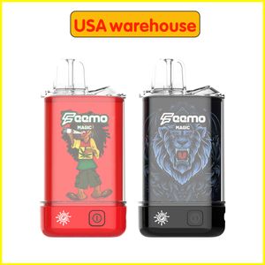 USA-Lager Original Feemo Magic Preheat 510 Thread Battery 510 Vorheiz-Mod-Batterie mit Hiden-Patronen-Vaporizer-Vape-Batterie-Kit